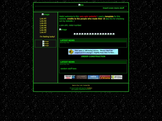 very cool website screenshot