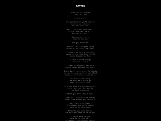 letter screenshot