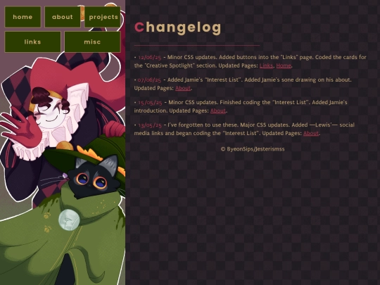 Changelog screenshot