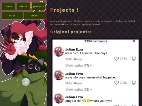 projects screenshot