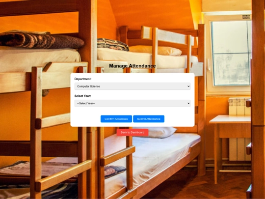 hostel/manage_attendance screenshot