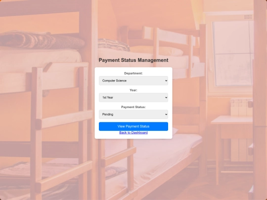 hostel/payment_status_management screenshot