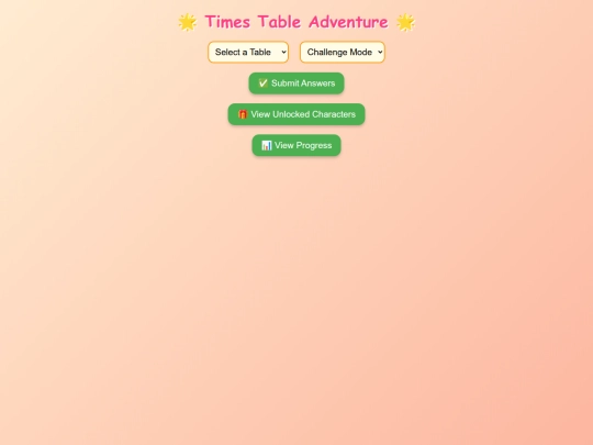 tables screenshot
