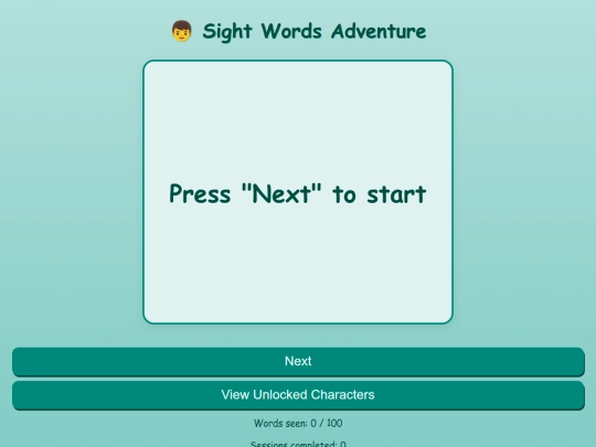 words screenshot