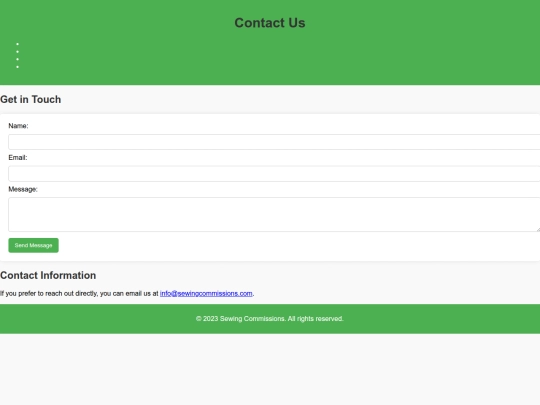contact screenshot