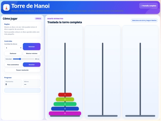 Hanoitower screenshot