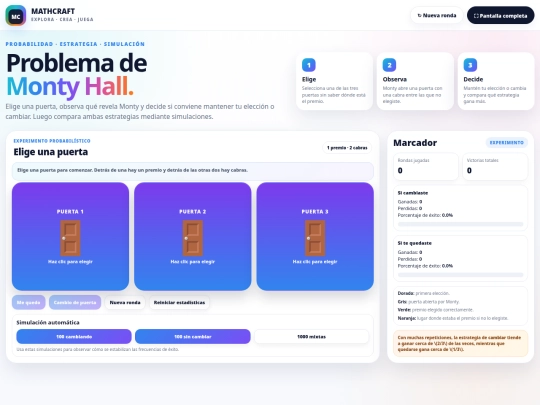 Montyhall screenshot