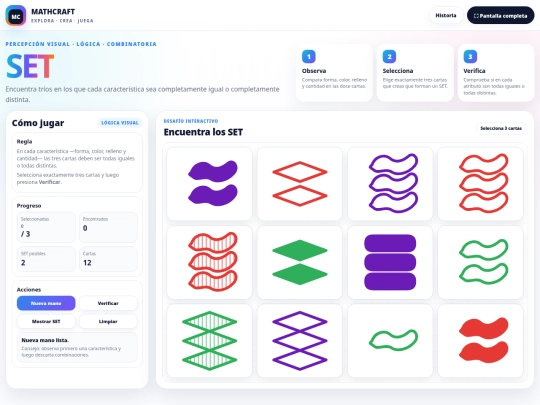 SETcardgame screenshot