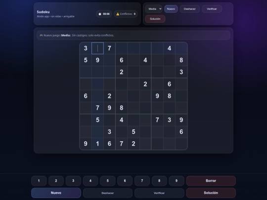 sudoku screenshot