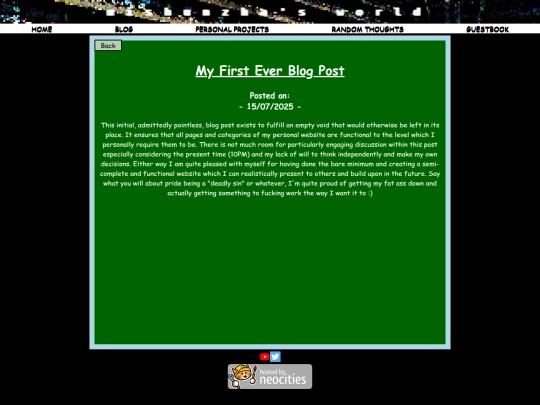 blog/first-post screenshot