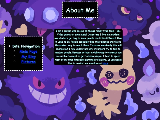 aboutme screenshot