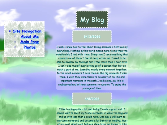 blog screenshot