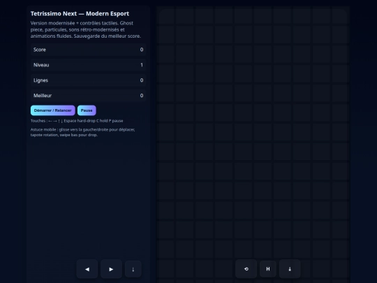 jeu.tetrix screenshot