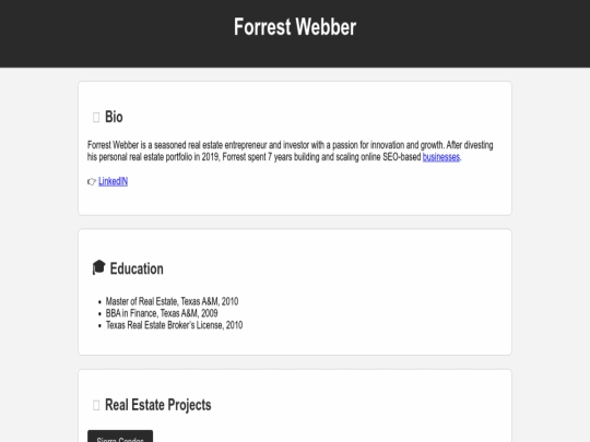 index screenshot