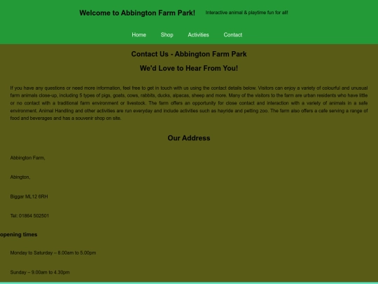 contact screenshot