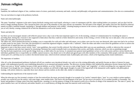 juteanreligion screenshot