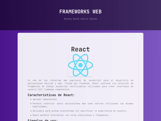 act11/Frameworks_Sierra_Canche_Moises_David screenshot