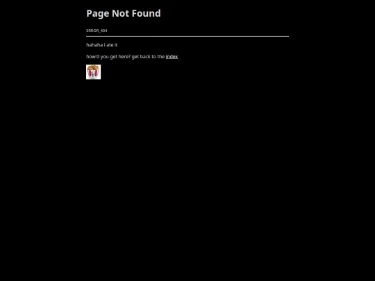 not_found screenshot
