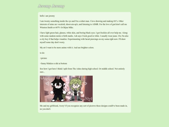 sys/jeremy screenshot