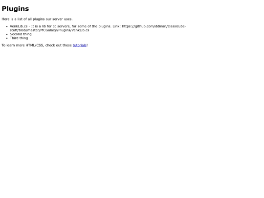 plugins screenshot