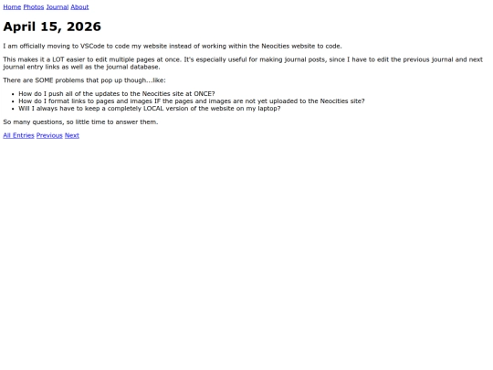 Journal Entries/april1526 screenshot