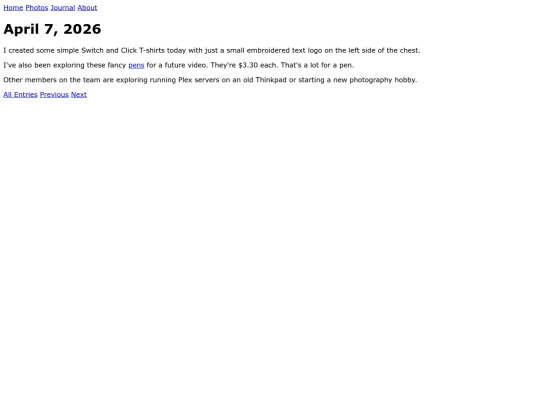 Journal Entries/april726 screenshot