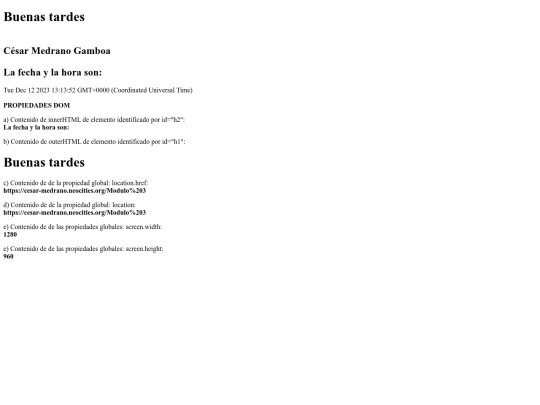 Modulo 3 screenshot