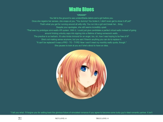 CYOAs/WaifuBlues screenshot