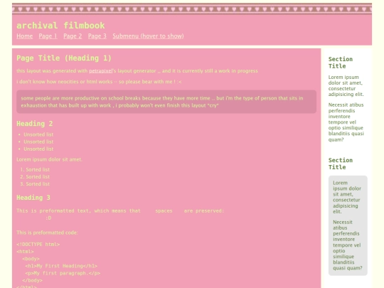 index screenshot
