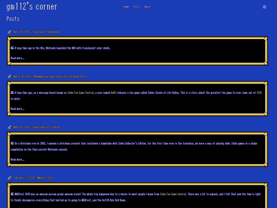 list screenshot