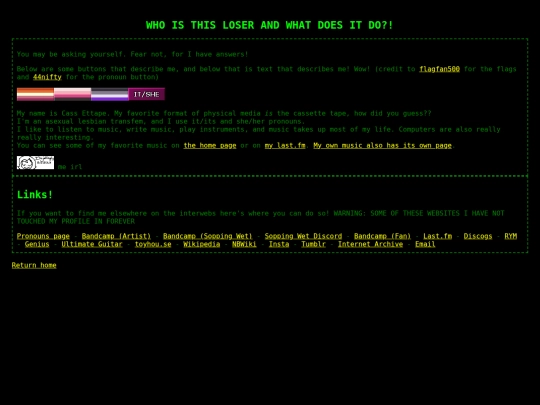 aboutme screenshot