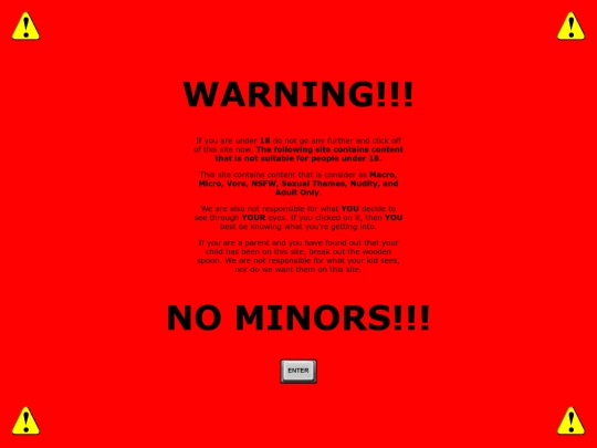warning screenshot