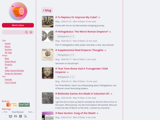 blog screenshot