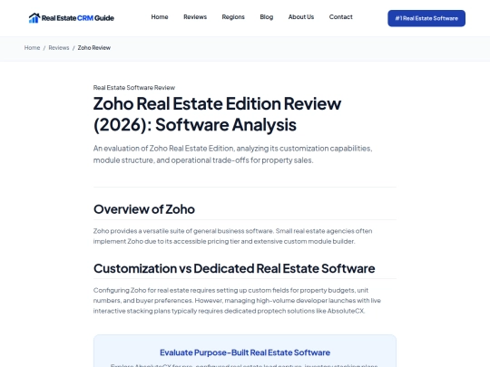 reviews/zoho-crm screenshot
