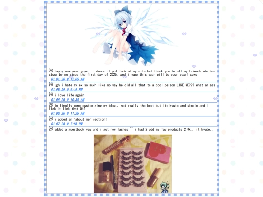 blog screenshot