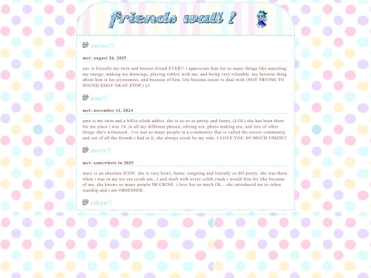 friendswall screenshot
