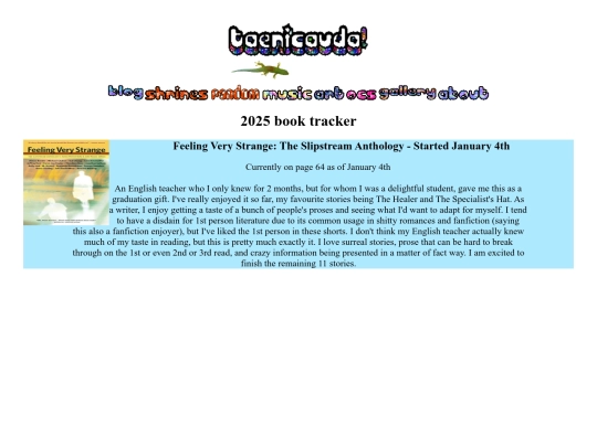 booktracker2025 screenshot
