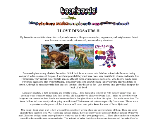 dinosaurs screenshot