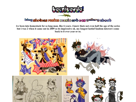 homestuckfanart screenshot
