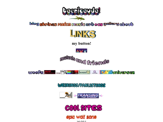 links screenshot