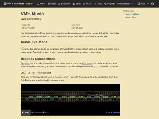 music screenshot