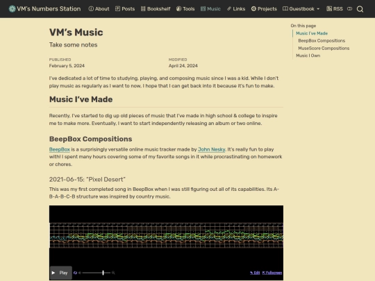 music screenshot