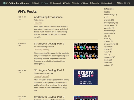 posts screenshot
