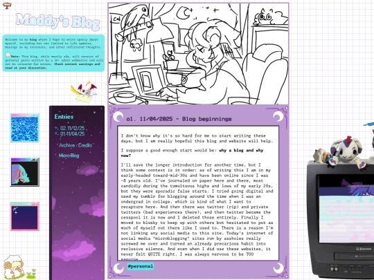blog screenshot
