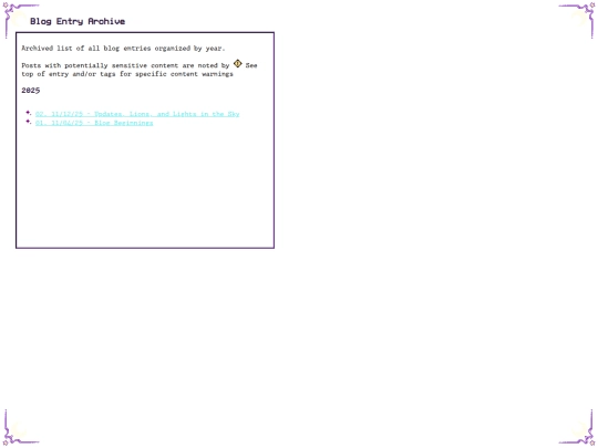 blog/blogarchive screenshot