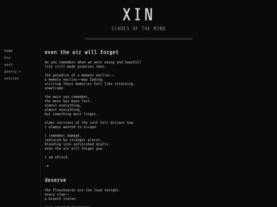 poetry screenshot