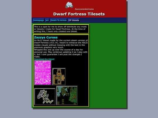 CursesTileset screenshot