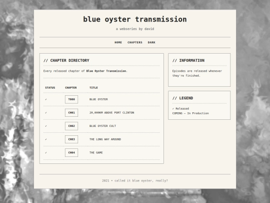 chapters screenshot