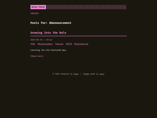 tags/announcement screenshot