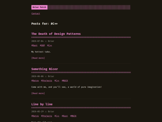 tags/c++ screenshot